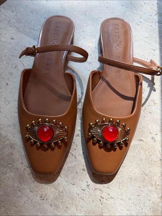 Katy Perry Collections Shoes - Katy Perry Collections The Confidant Eye Mule Flats Shoes 7.5